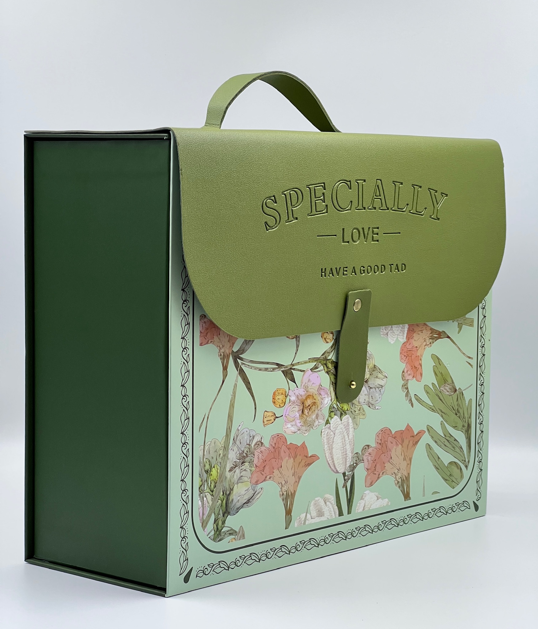 Open gift box sample for structure and fit review